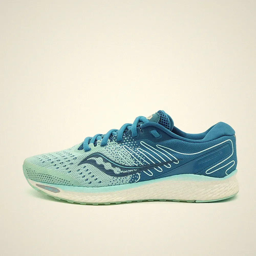 Saucony Damen Freedom 3 Sneaker Blau Textil Atmungsaktiv Laufschuhe EU 40.5
