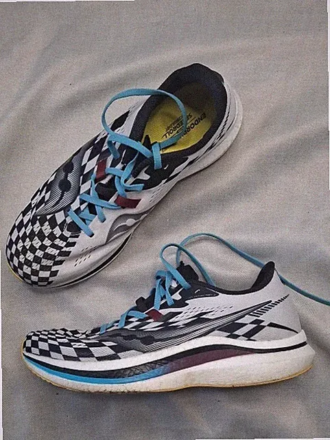 Saucony Endorphin Pro 2 Reverie Checkered Carbon Plate Running Shoes Mens 10.5