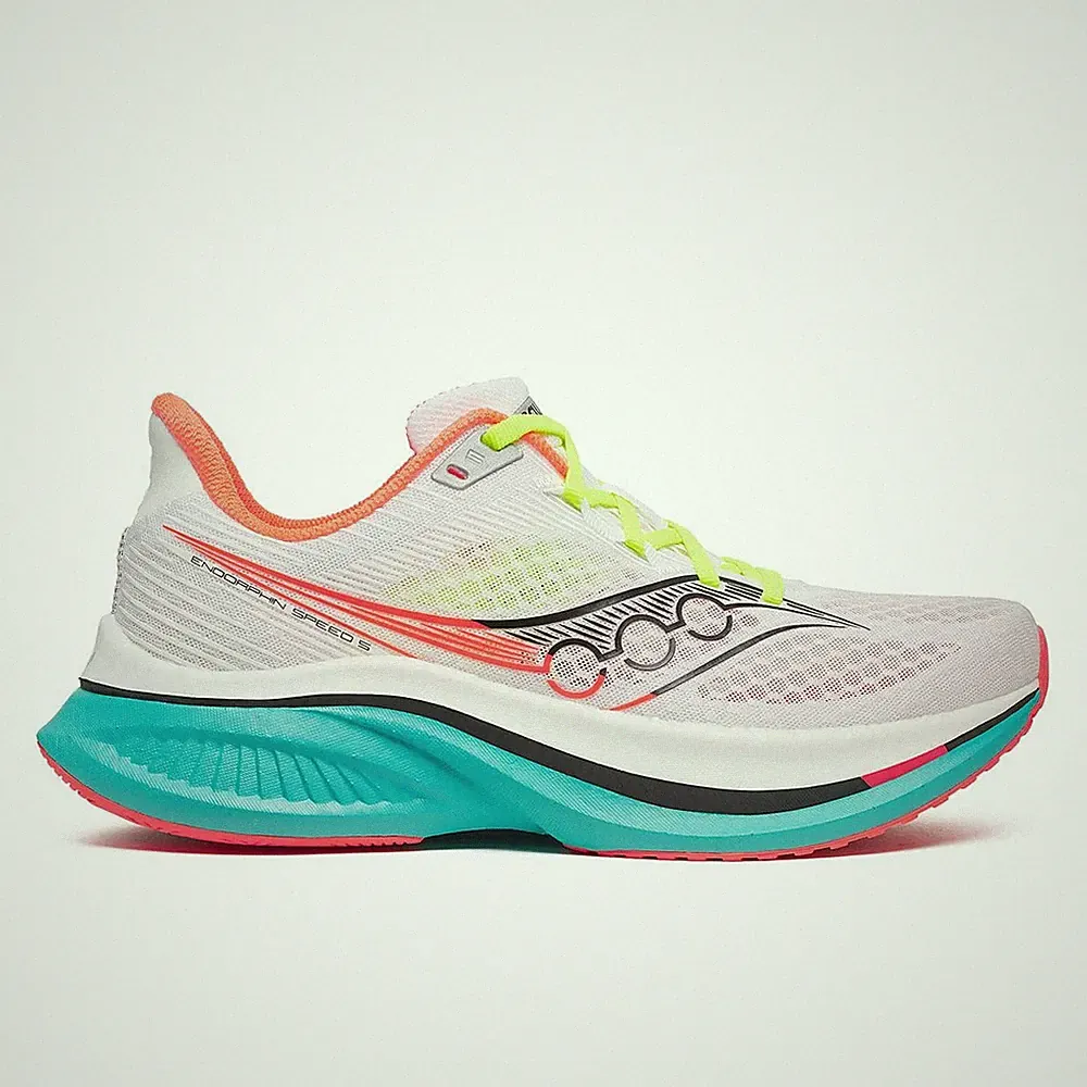 Saucony Endorphin Speed 5 Men white mutant Laufschuhe Joggingschuhe Herren