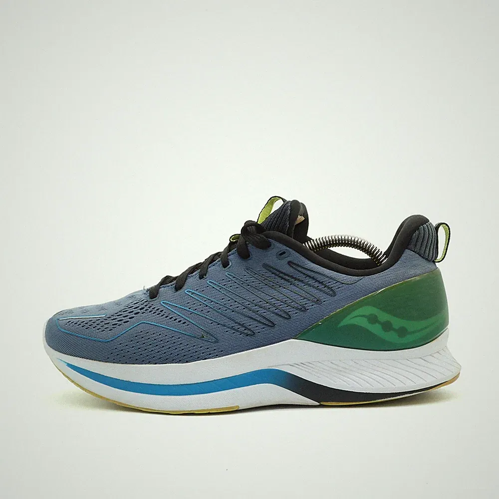 Saucony Herren Endorphin Shift Schuhe Blau/Grün Leichtgewicht Laufschuh EU 42.5