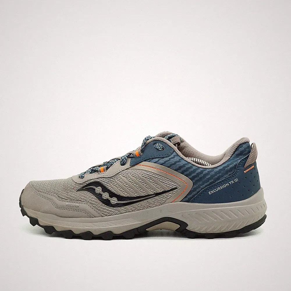 Saucony Herren Excursion TR 15 Sneaker Grau/Blau Trail Trail-Laufschuhe EU 44.5