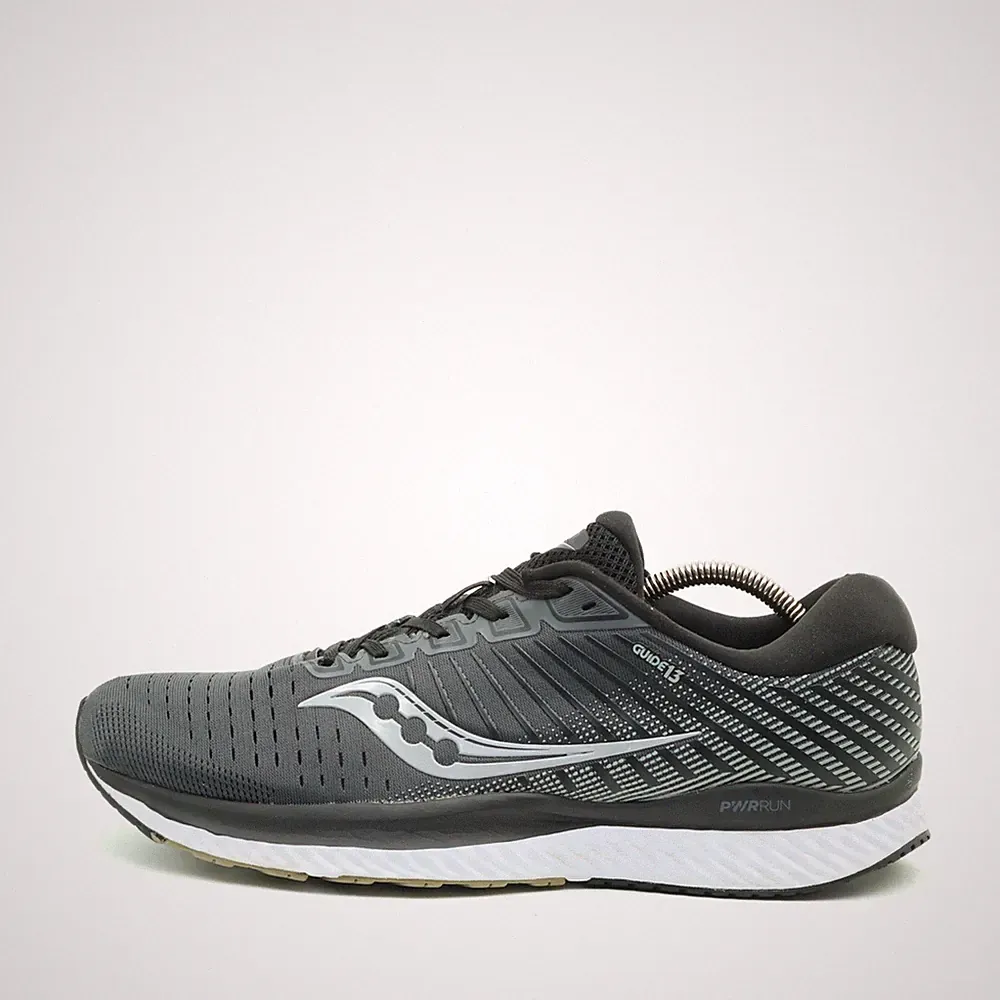 Saucony Herren Guide 13 Sneaker Schwarz Low-Top Laufschuhe EU 45
