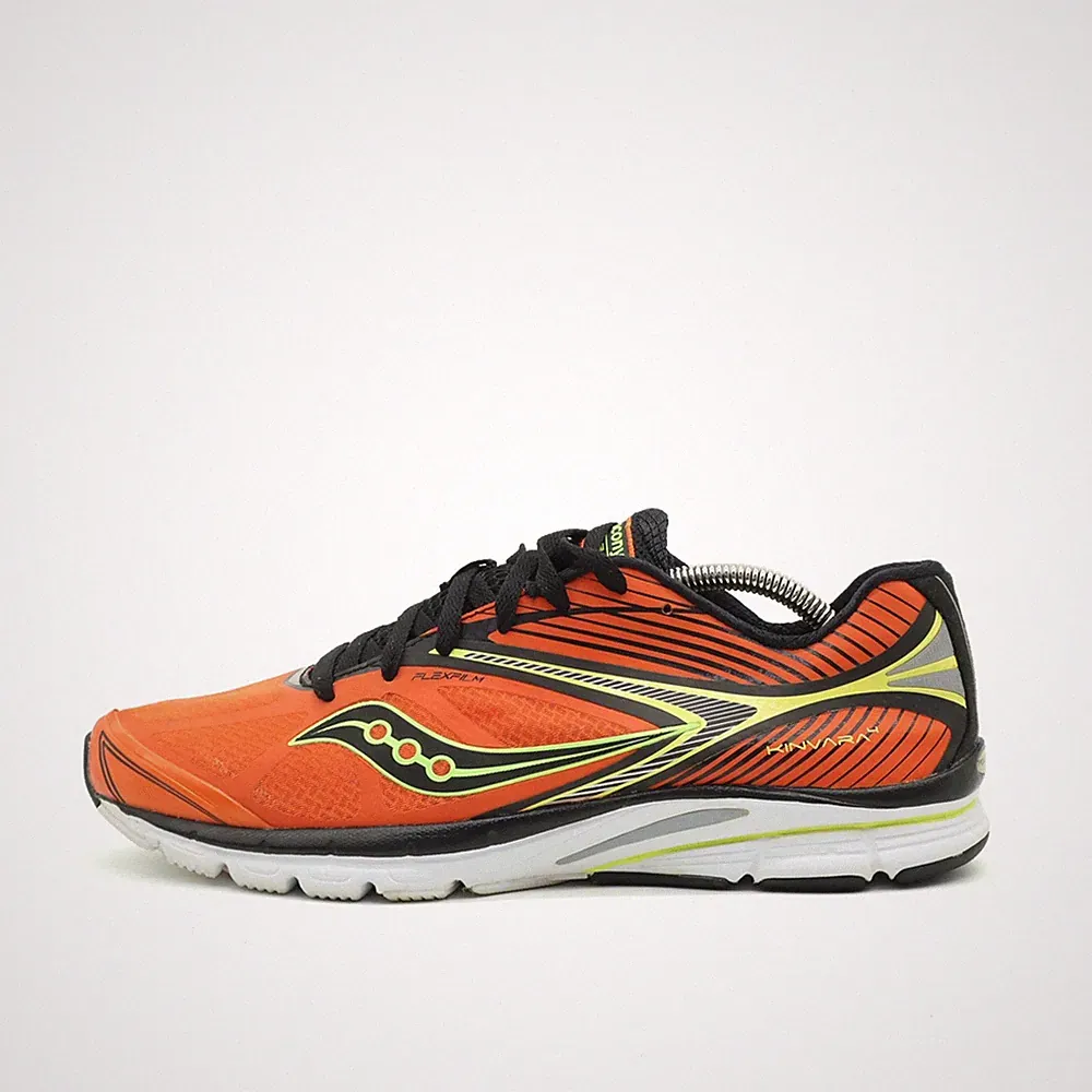 Saucony Herren Kinvara 4 Sneaker Orange Leichtgewicht Laufschuhe EU 43