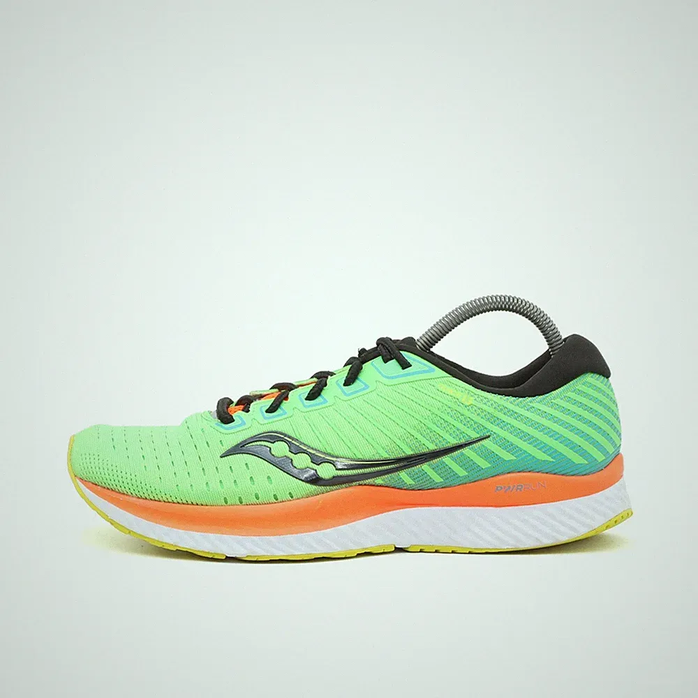 Saucony Herren Pyrrun Sportschuh Grün Textil/Synthetik Running Laufschuhe EU 40