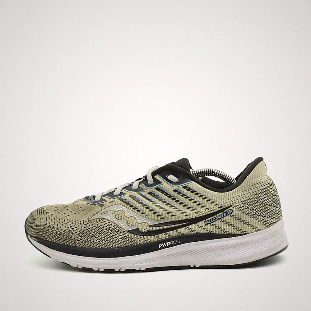 Saucony Herren Ride 13 Sportschuh Beige Gepolstert Laufschuhe EU 44
