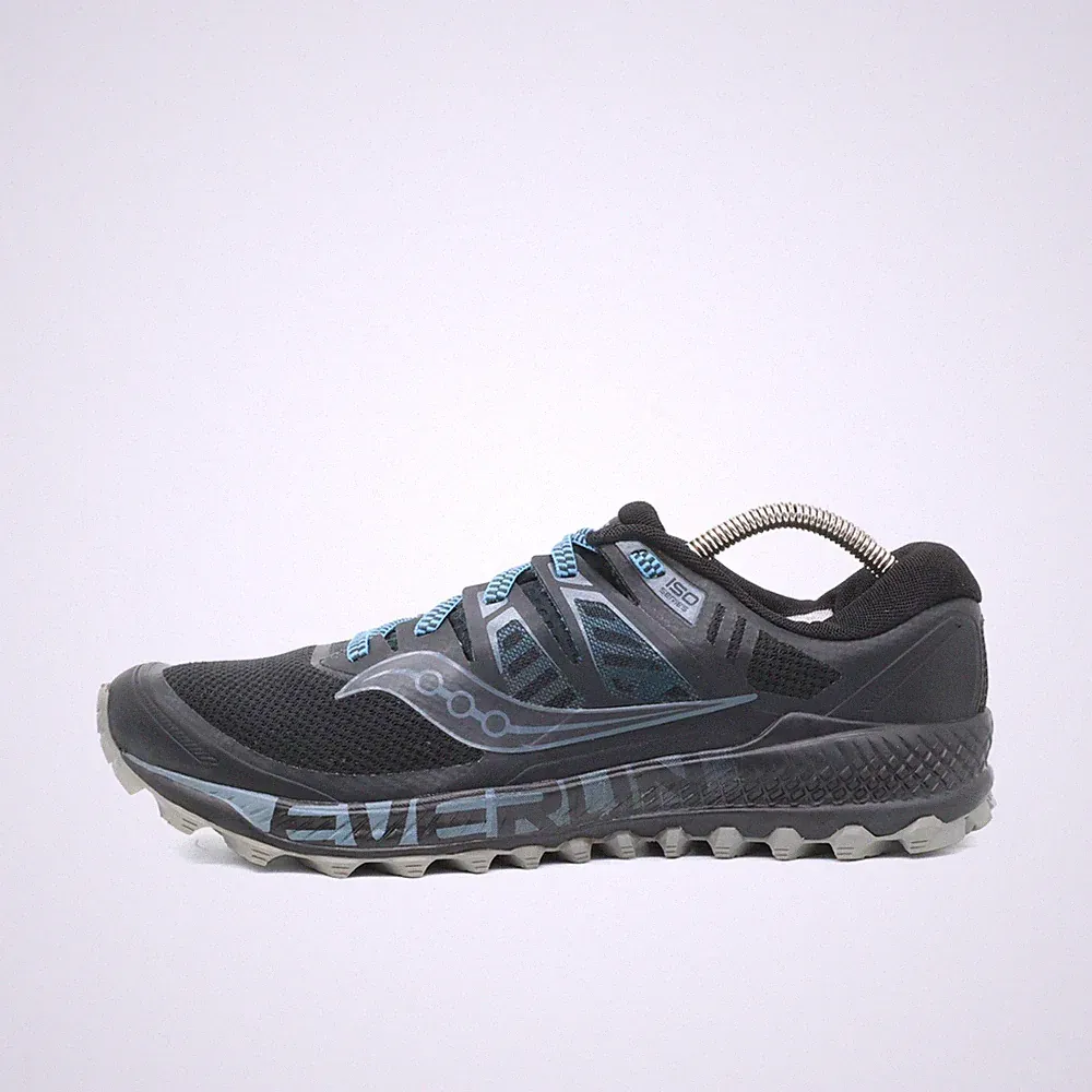 Saucony Herren S20483-1 Sportschuhe Schwarz Textil Sohle Laufschuhe EU 43