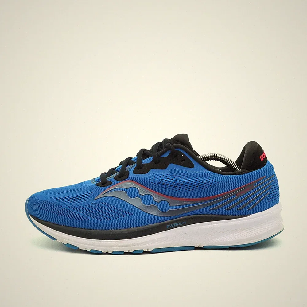 Saucony Herren S20650-30 Schuhe EU 44 Blau Textil/TPU Low-Top PWRRUN