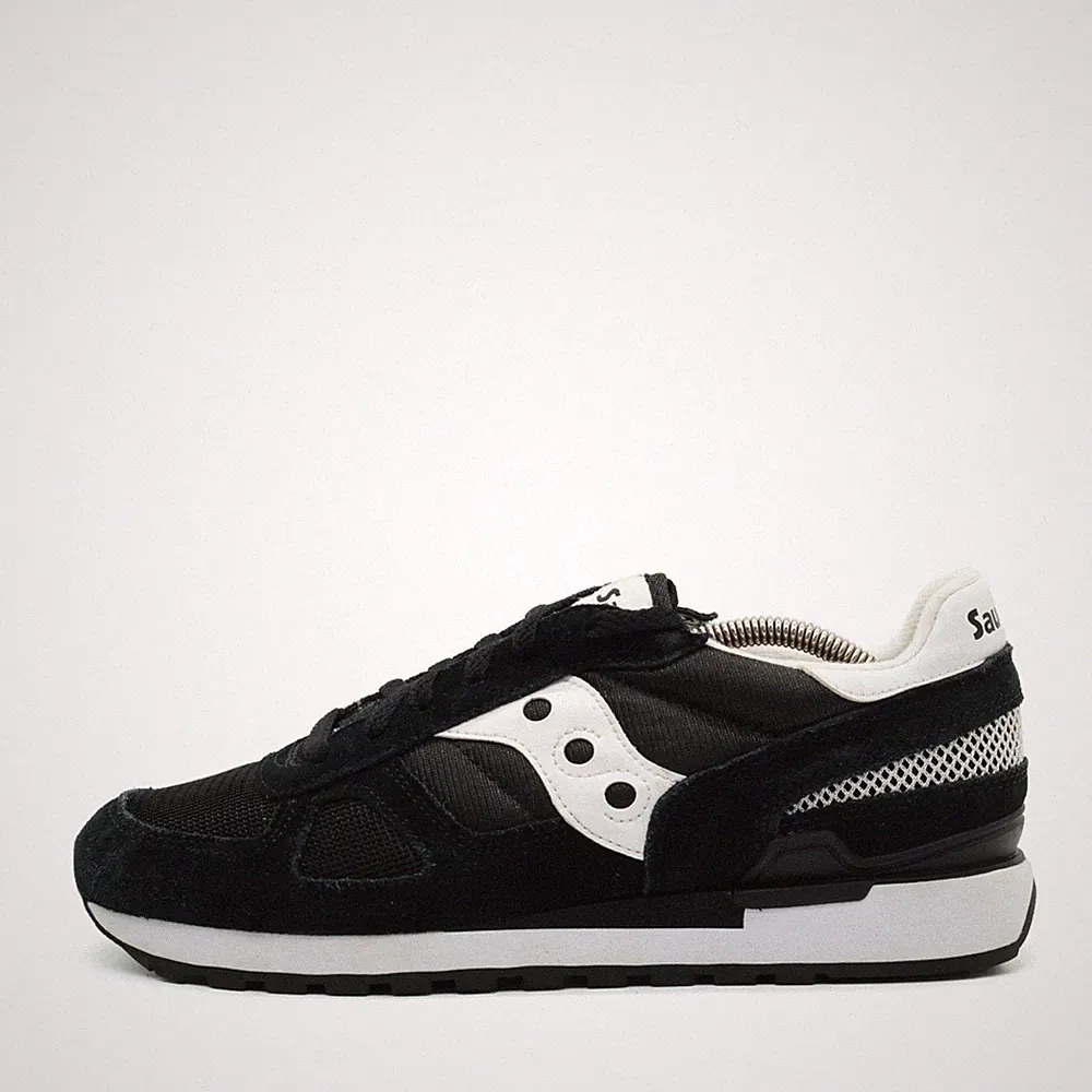 Saucony Herren Shadow Original Sneaker Schwarz/Weiß Originals Laufschuh EU 42.5