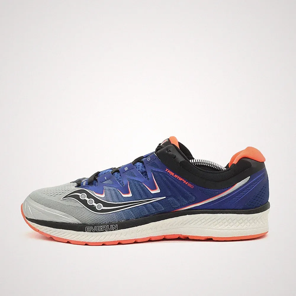 Saucony Herren Triumph ISO Schuhe Blau/Orange/Grau EVERUN Laufschuhe EU 44.5