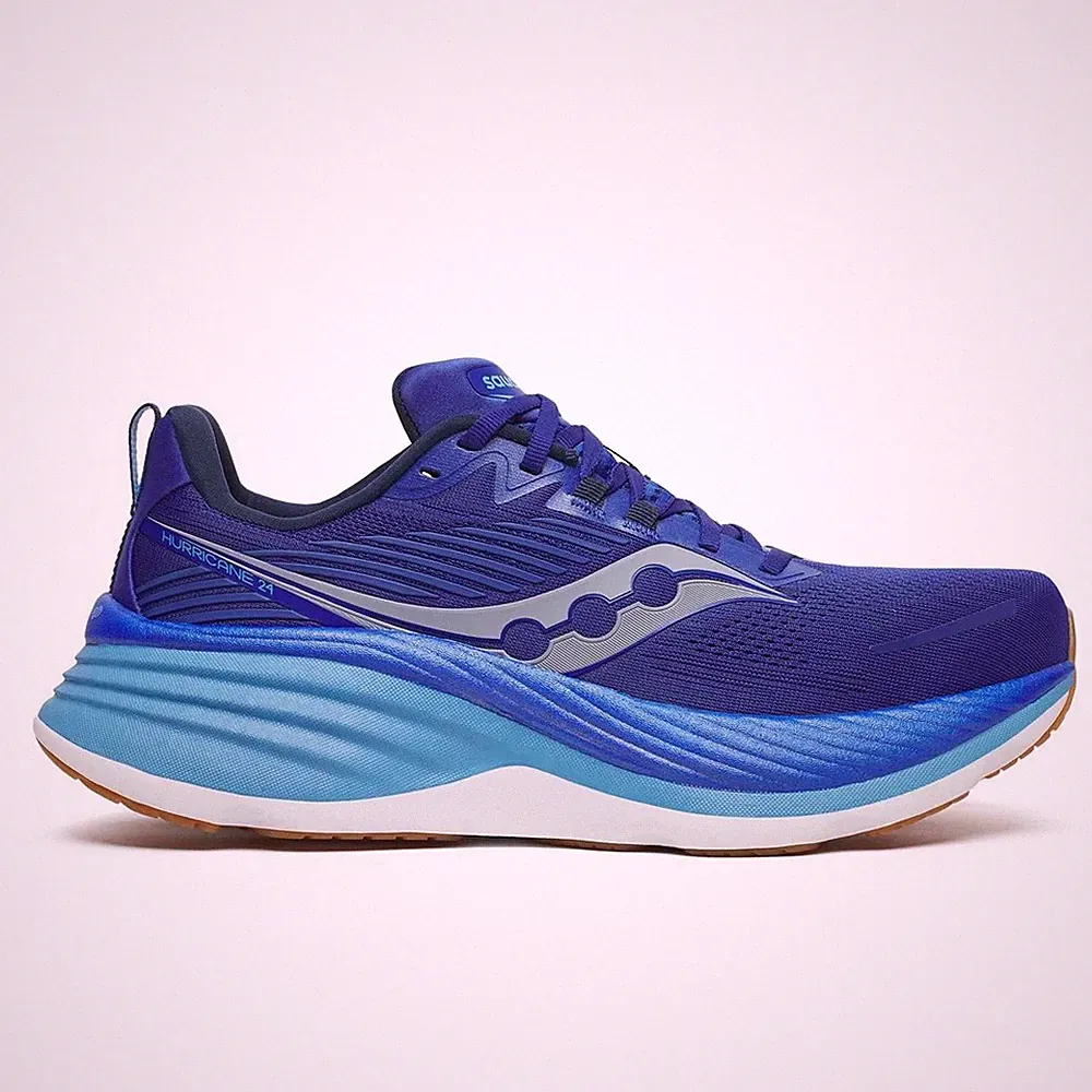 Saucony Hurricane 24 Men azurite Laufschuhe Joggingschuhe Herren