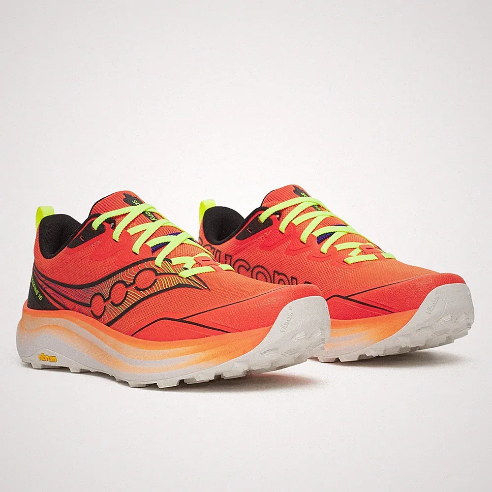 Saucony Peregrine 16 Herren Trailrunningschuhe FIRE/BLACK S21066 130