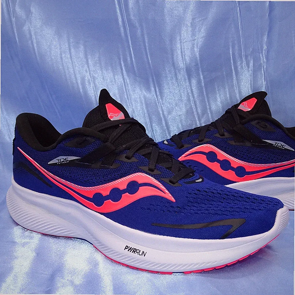 SAUCONY RIDE 15 HERREN LAUFSCHUHE Gr 45 SNEAKER ENDORPHIN ELITE PRO NEON BLAU