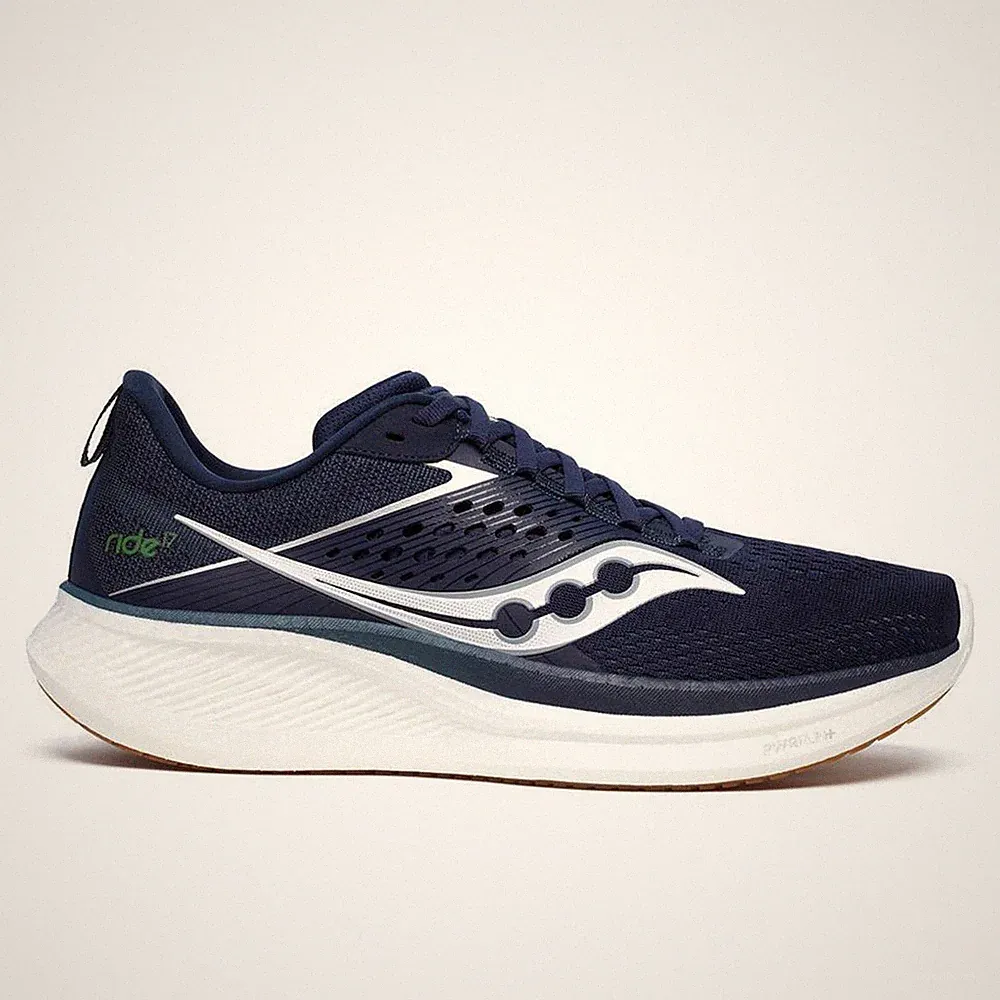 Saucony Ride 17 Men navy gum Laufschuhe Joggingschuhe Herren