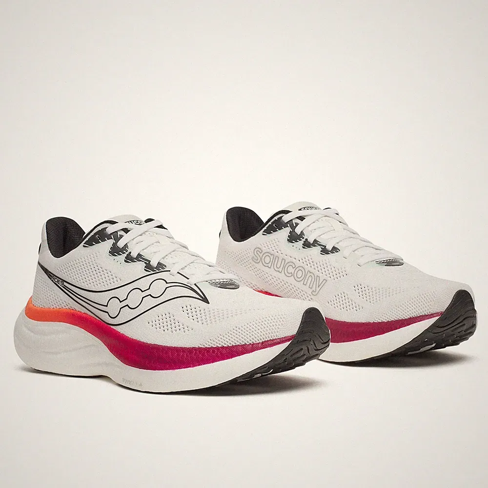 Saucony Ride 19 Herren Laufschuhe Neutral Cushioning WHITE S21055 172