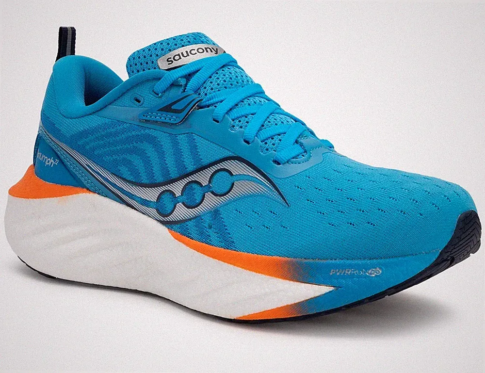 Saucony Triumph 22 Herren Laufschuhe Viziblue Pepper Größe EU 44,5 Sport Schuhe