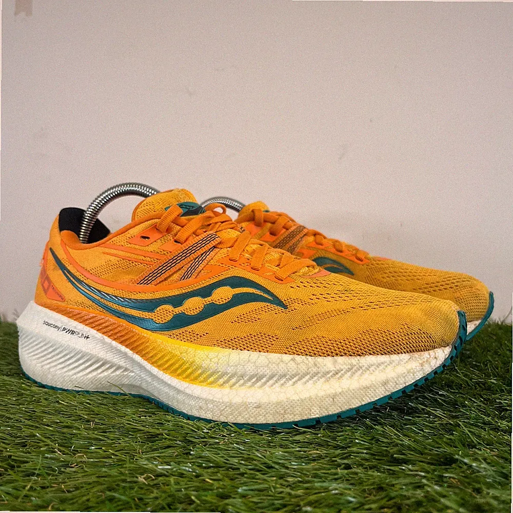 Saucony Turnschuhe Größe 7 Herren gelb Triumph 20 Komfort Walking Laufschuhe