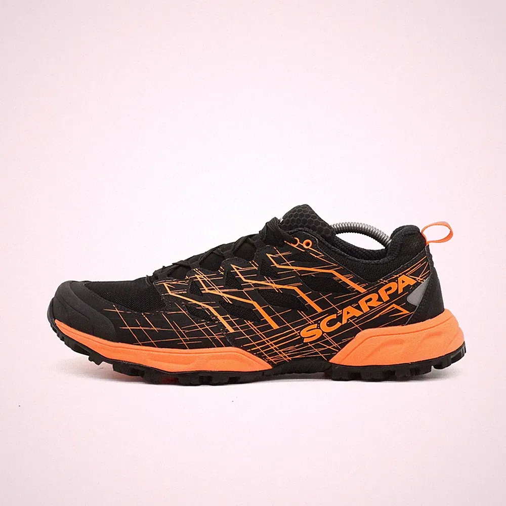 Scarpa Herren Neutron 2 Schuh Schwarz/Orange Trailrunning Laufschuh EU 41,5