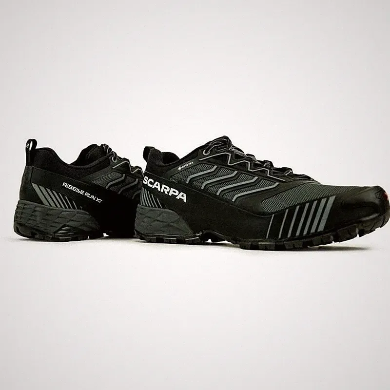 SCARPA Herren Ribelle Run XT GTX Trail Laufschuhe (schwarz/grau) UK 7