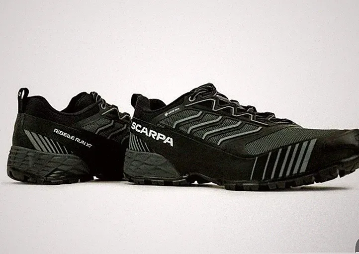 SCARPA Herren Ribelle Run XT GTX Trail Laufschuhe (schwarz/grau) UK 8