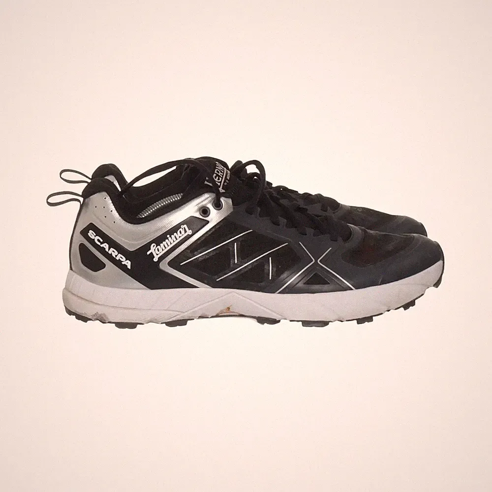 Scarpa, Laufschuhe, Größe: 41, model: spin etereo, Schwarz/Weiß/Silber #AGW