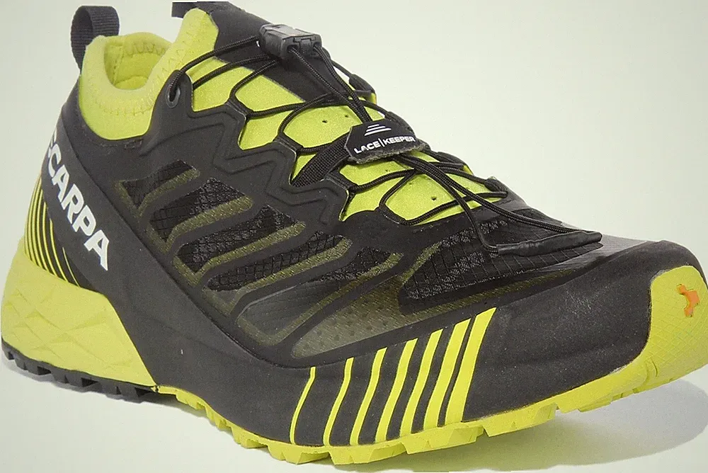 SCARPA Ribelle Run Hoch Anpassungsfähige Schnürer Laufschuhe Black Herren UK 6
