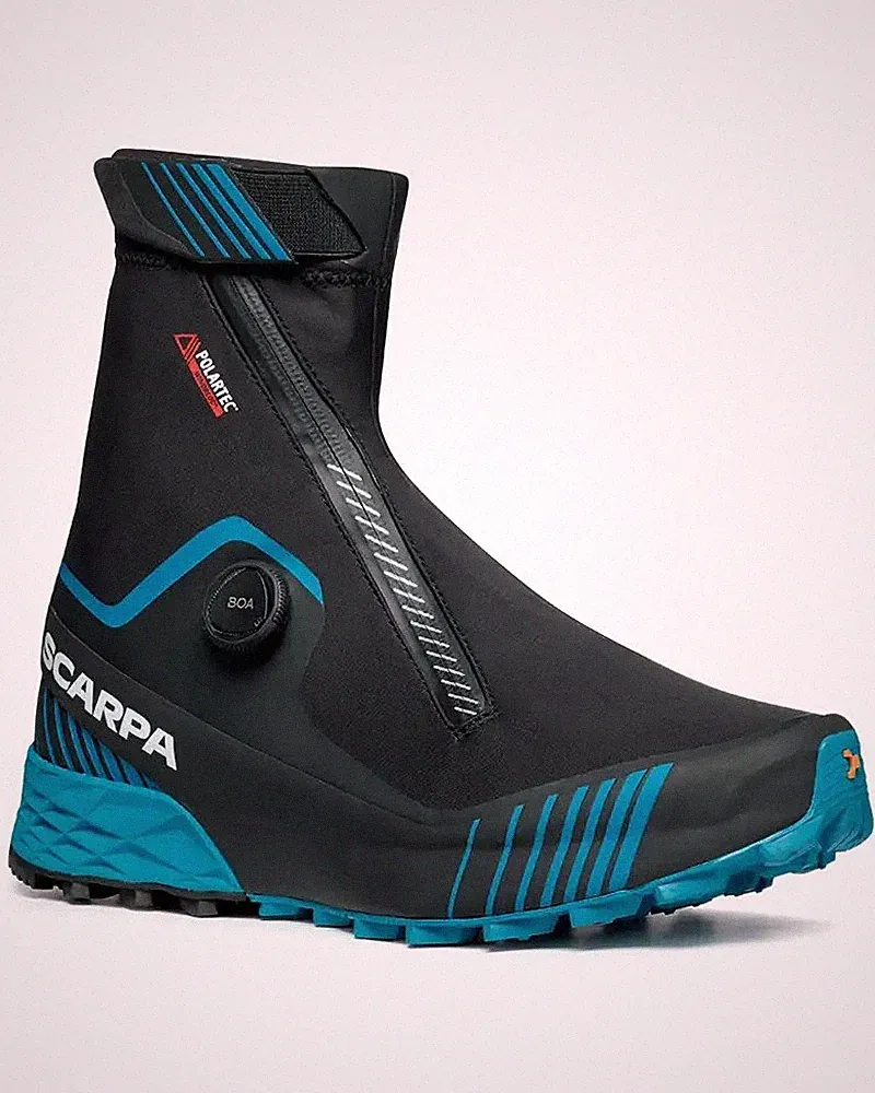 Scarpa Ribelle Run Kalibra G Trail Laufschuhe Herren, Schwarz/Azure