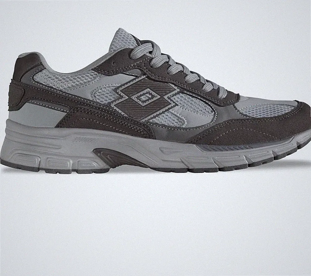 Schuhe Gr. 43 Lotto Grau Sneaker Herren Laufschuhe Tennis Boris Elias Becker