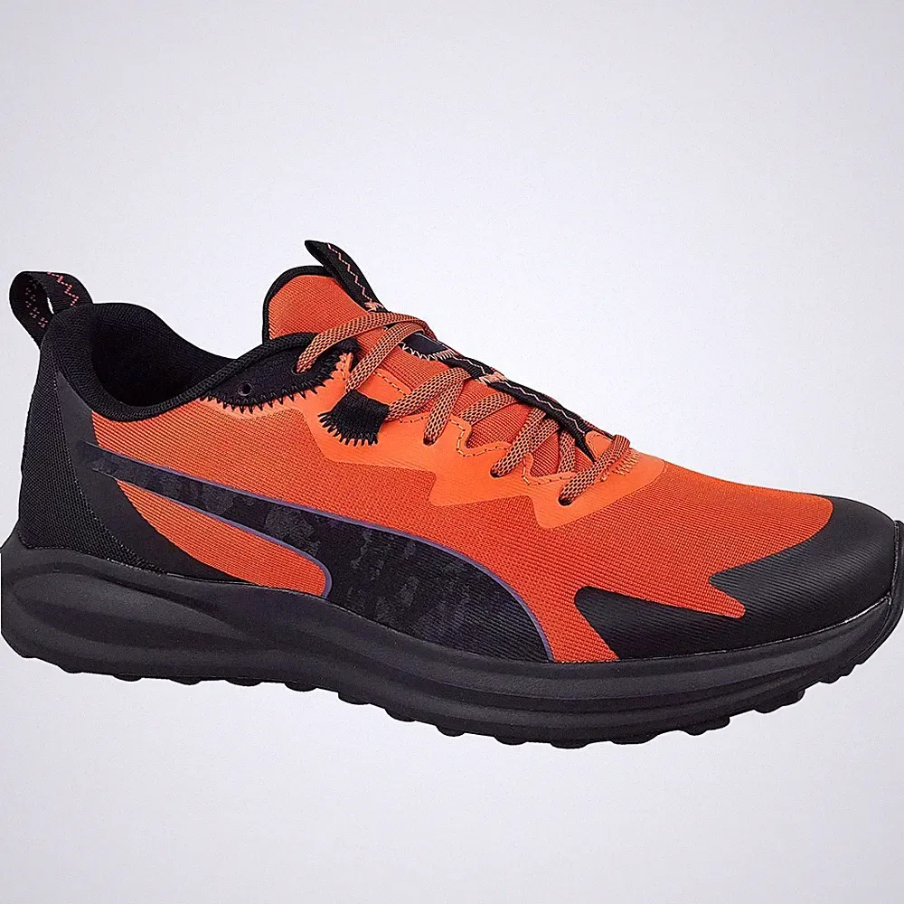 Schuhe Herren Puma Twitch Runner Trail Summer 37798401 Schwarz-Orangefarbig
