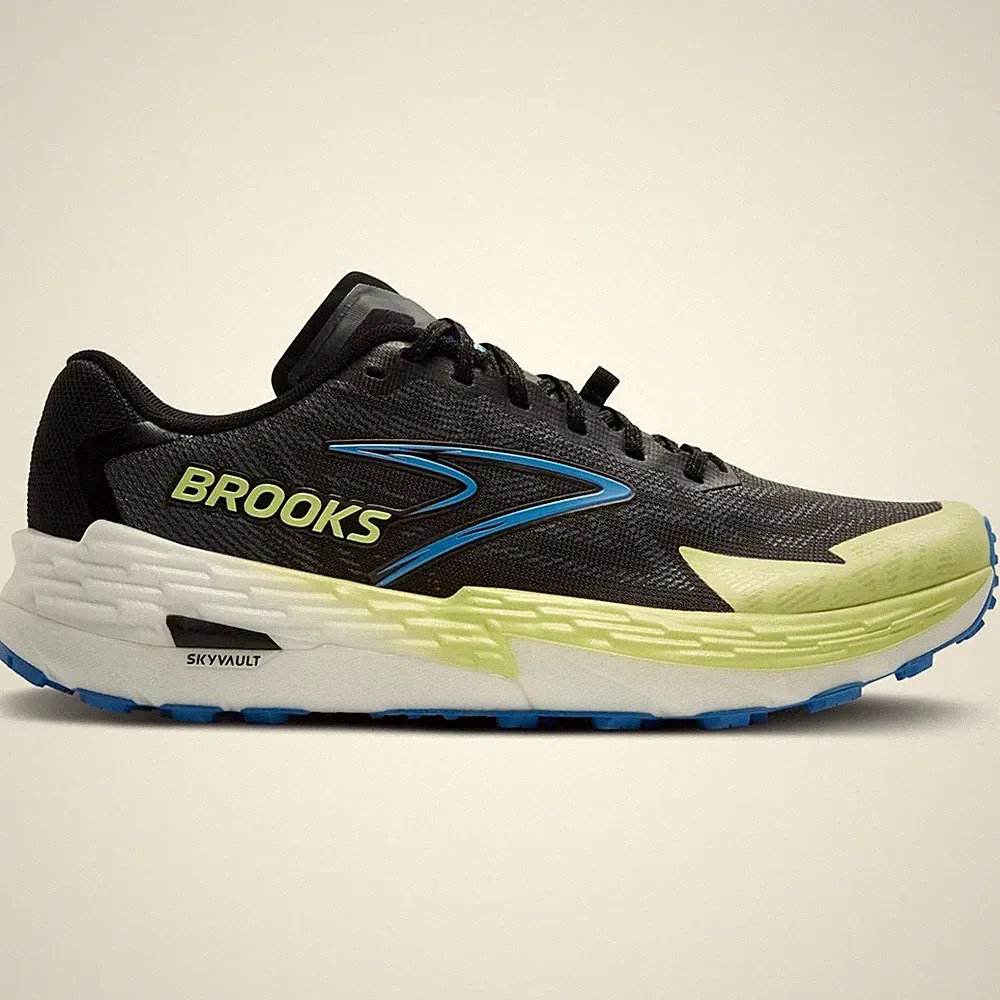 Schuhe Lauf Herren Brooks Catamount 4 1104411D030 Blau-Gelb