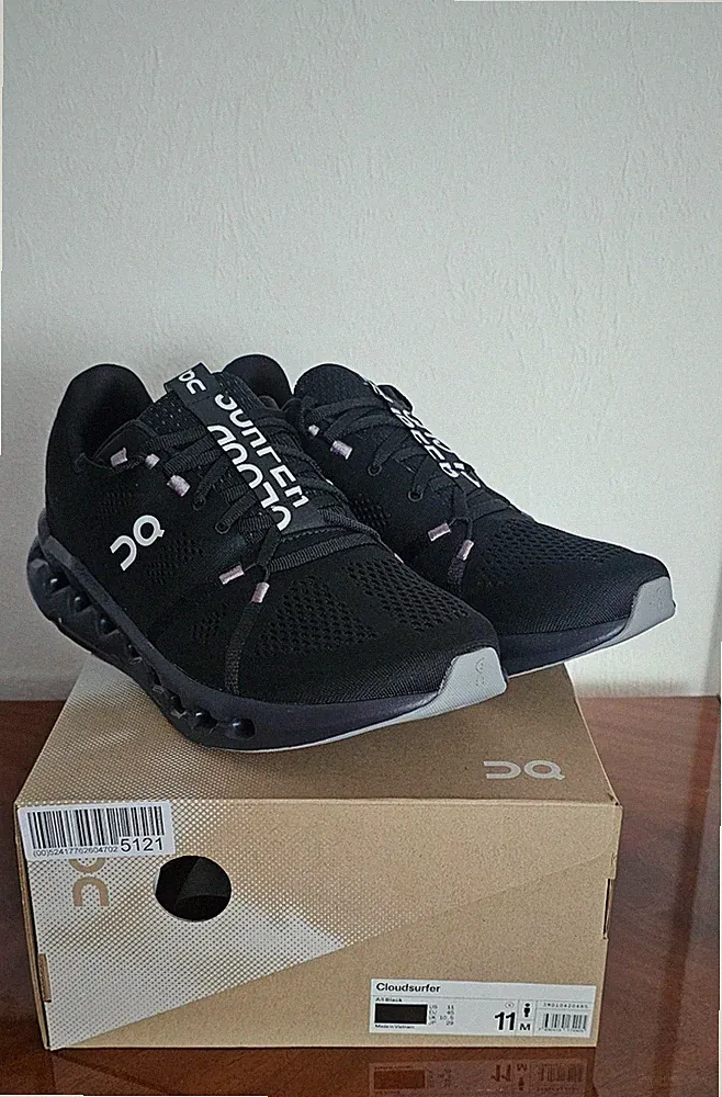 Schuhe Lauf Herren. Gr.45,US.11 ;On Cloudsurfer , 3MD10420485 Schwarz. Neu & OVP