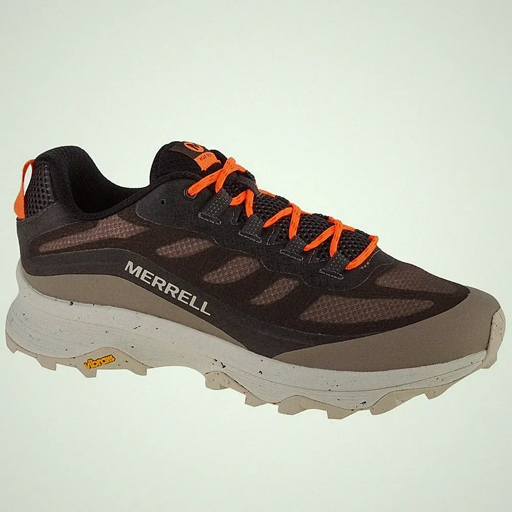 Schuhe Lauf Herren Merrell Moab Speed J067715 Beige-Braunn-Orangefarbig
