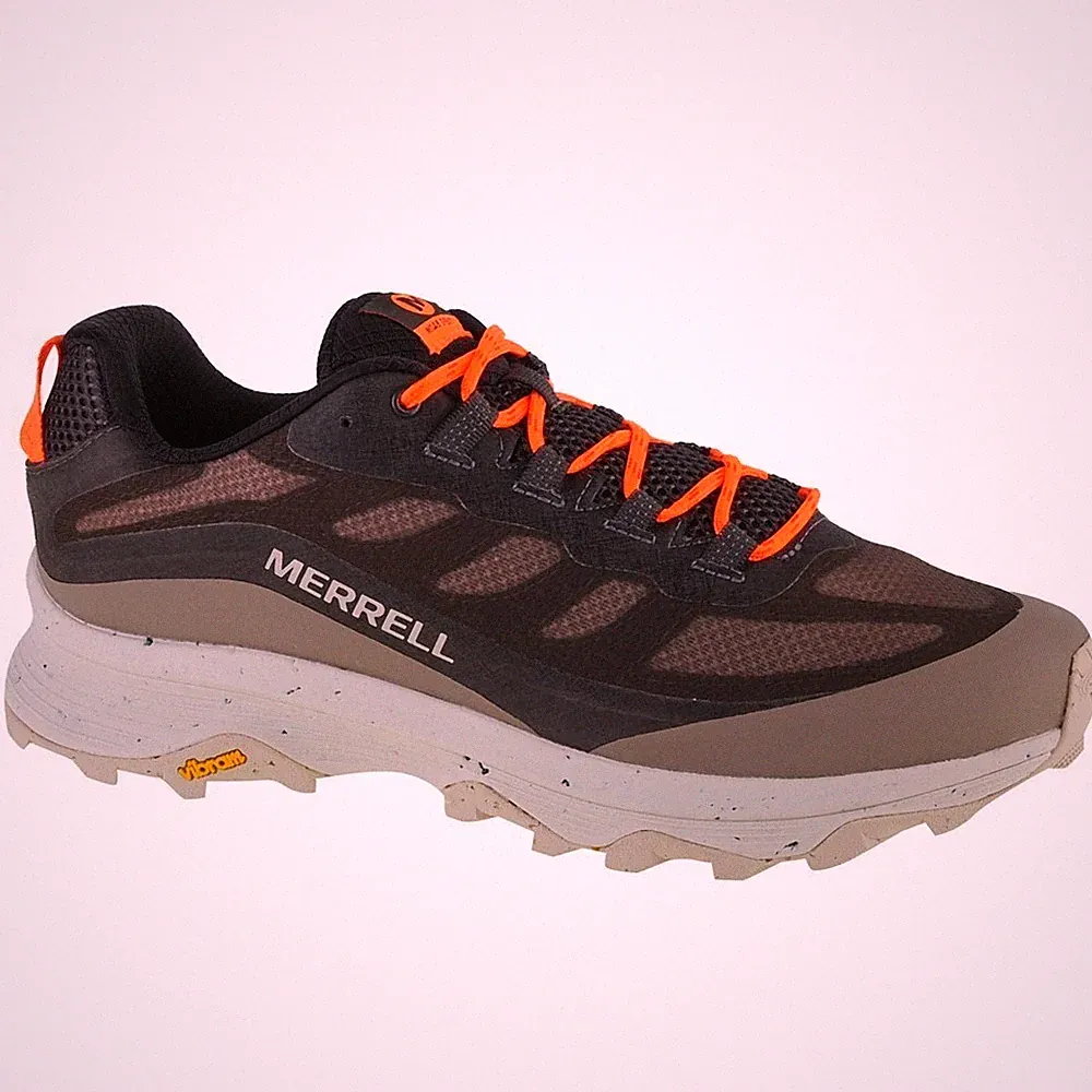Schuhe Lauf Herren Merrell Moab Speed J067715 Beige-Orangefarbig-Braunn