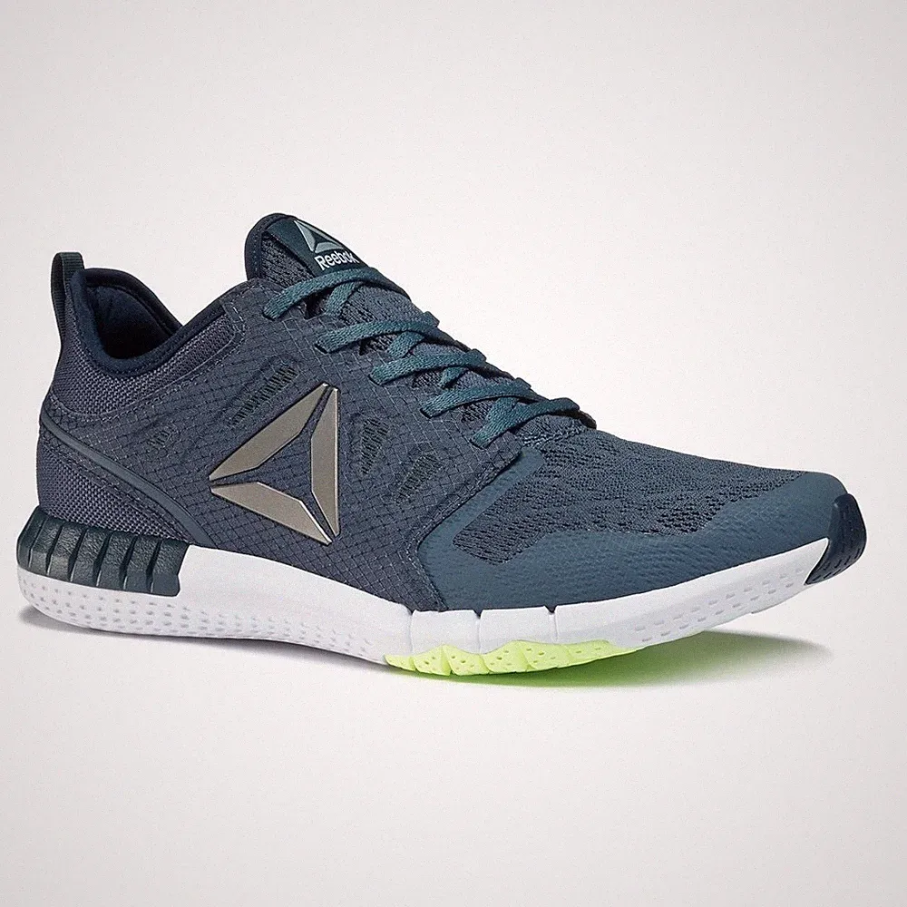 Schuhe Lauf Herren Reebok Zprint 3D BS9080 Grün-Weiß-Blau
