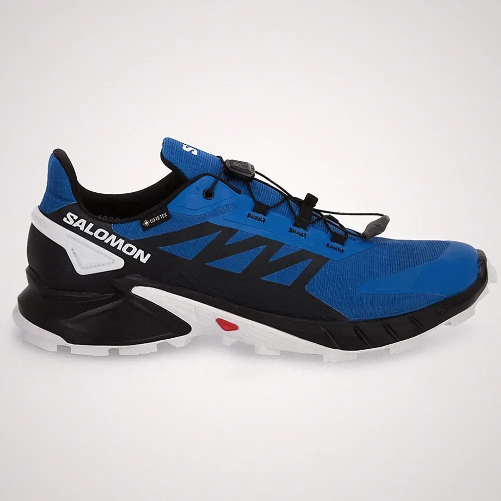 Schuhe Lauf Herren Salomon Supercross 4 Gtx 471196 Schwarz-Weiß-Blau