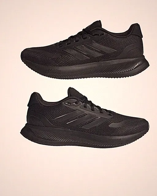 Schuhe Sneaker HERREN Adidas Running Jogging RUNFALCON 5 Total black