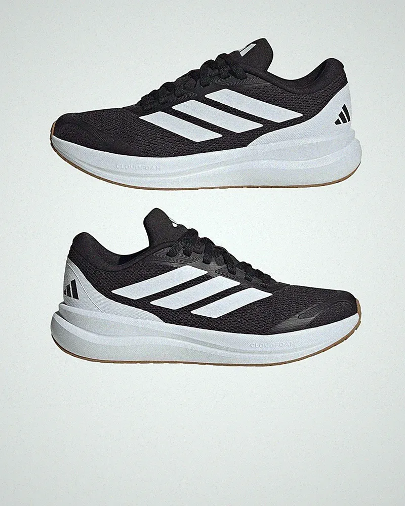 Schuhe Sneaker Jungen Kinder Damen Adidas Running Runfalcon 6 J Schwarz Weiß