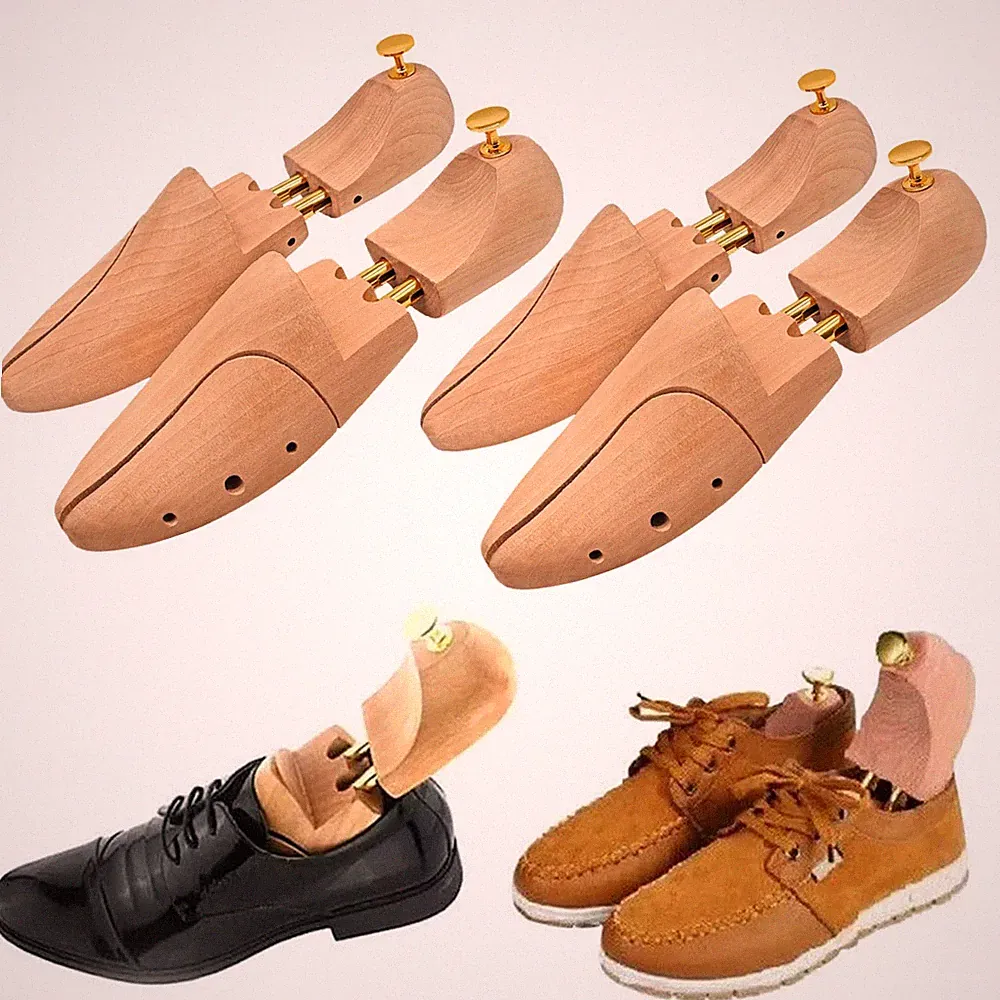 Schuhspanner aus Holz Schuhspanner in Form von echtem Zedernholz Paar für Herren