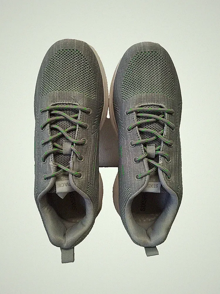 Sixspace Herren Damen Laufschuhe Grau/Grün Gr.40 neu OVP ohne Karton Sneaker