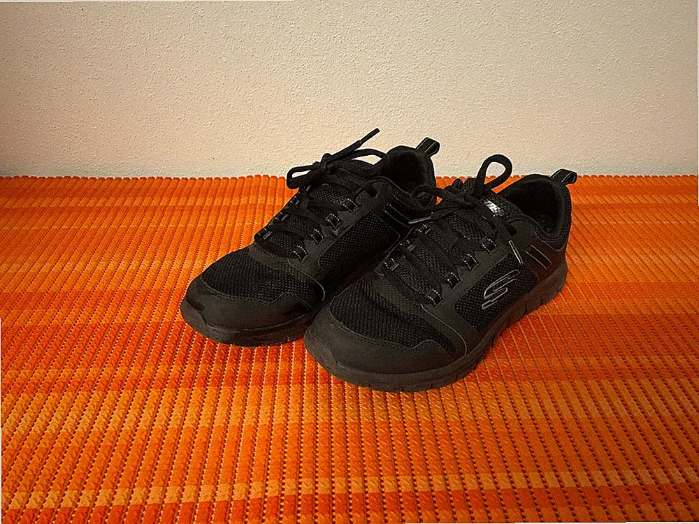 Skechers Flex Sole Light Wight Herren Sneaker Laufschuhe - schwarz - Gr. 44 TOP