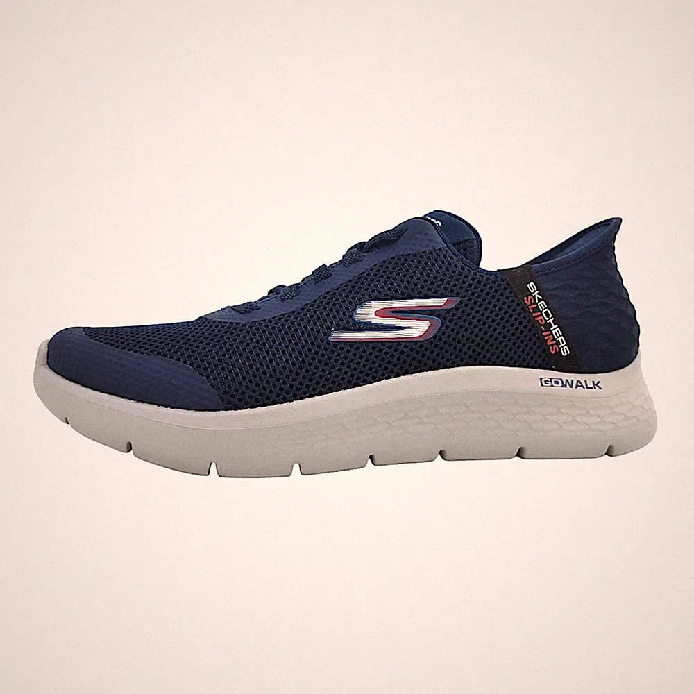Skechers Go Walk Flex - Hands up Sportschuhe Damen Laufschuh Blau Freizeit