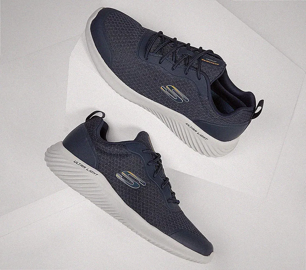Skechers Herren Bounder - Voltis Lauf- Und Walking-Schuhe In Navy