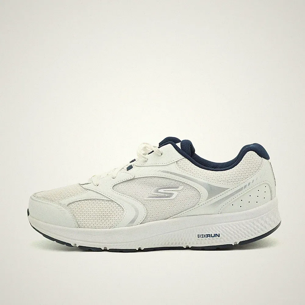 Skechers Herren GOrun Schuhe Weiß/Blau Niedrig Laufschuh EU 44