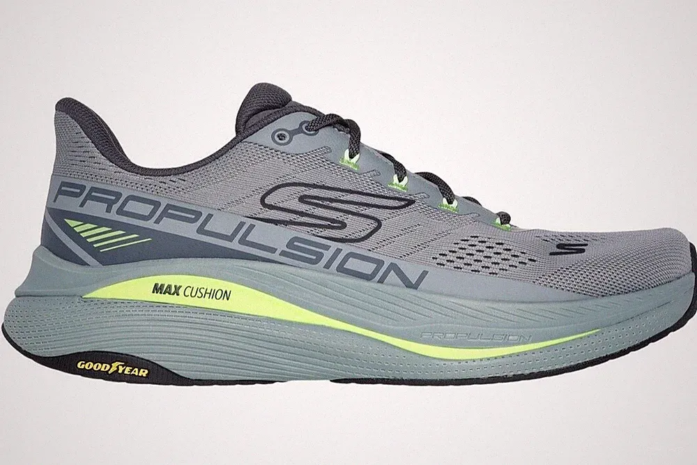 Skechers Herren Max Cushioning Propulsion Laufen Turnschuhe Schuhe Turnschuhe 9-11