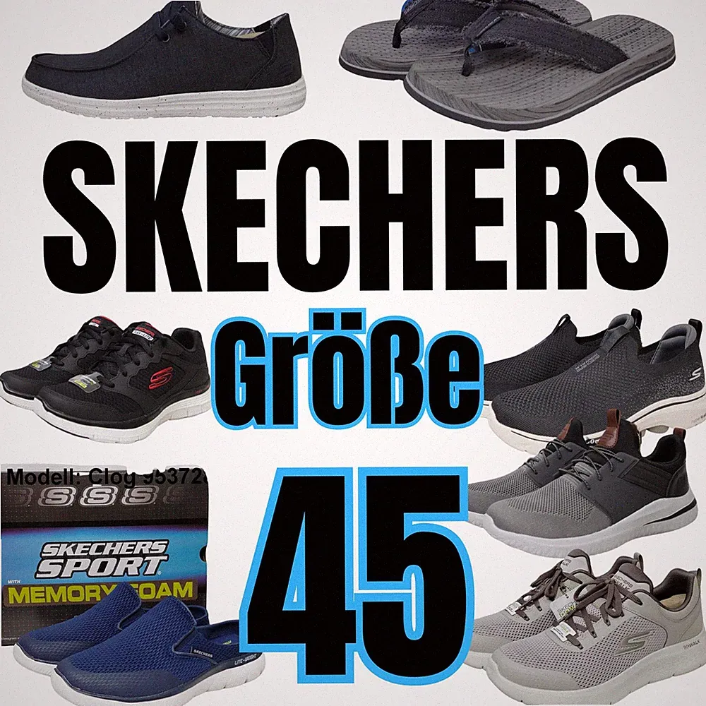Skechers Herren Schuhe 45 Sneaker Turnschuhe Laufschuhe Halbschuhe
