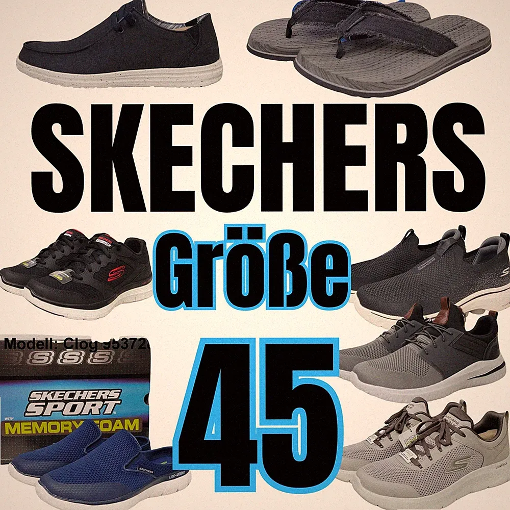 Skechers Herren Schuhe 45 Sneaker Turnschuhe Laufschuhe Halbschuhe