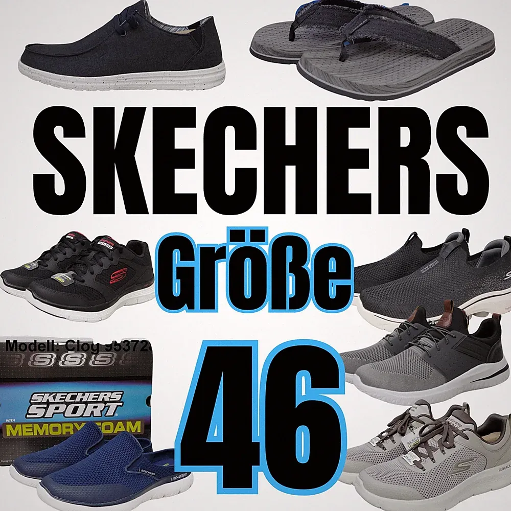 Skechers Herren Schuhe 46 Sneaker Turnschuhe Laufschuhe Männerschuhe