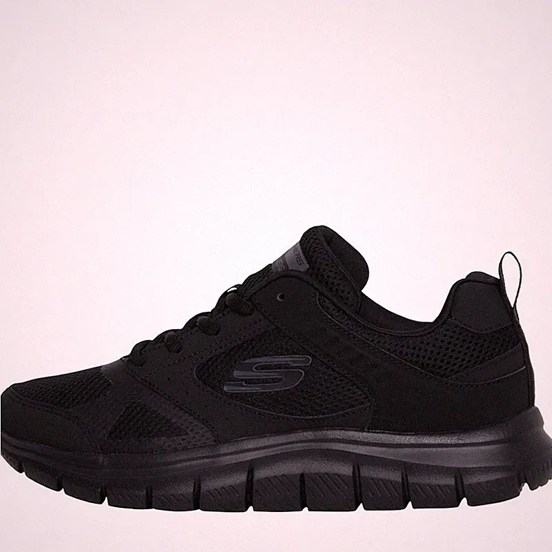 SKECHERS Herren Track Syntac Sneaker Schwarz Schuhe