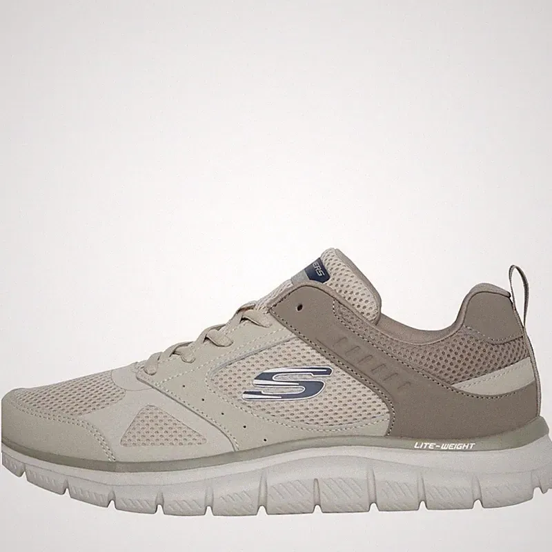 SKECHERS Herren Track Syntac Sneaker taupe Schuhe