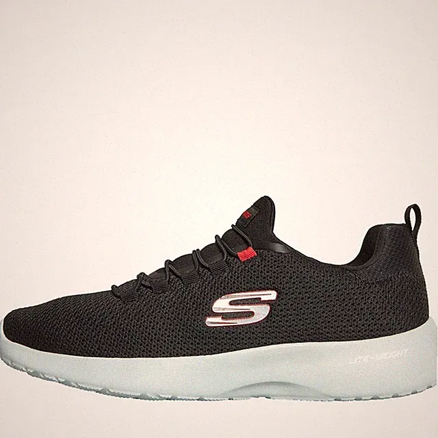 SKECHERS Herrenschuhe Dynamight schwarz und rot
