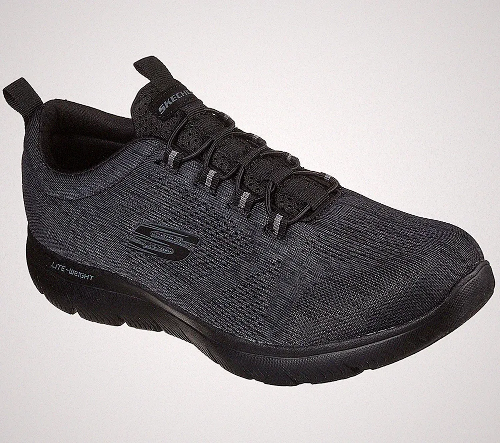 Skechers Herrenschuhe Sneakers Sportschuhe Laufschuh Slipper grau schwarz 232186